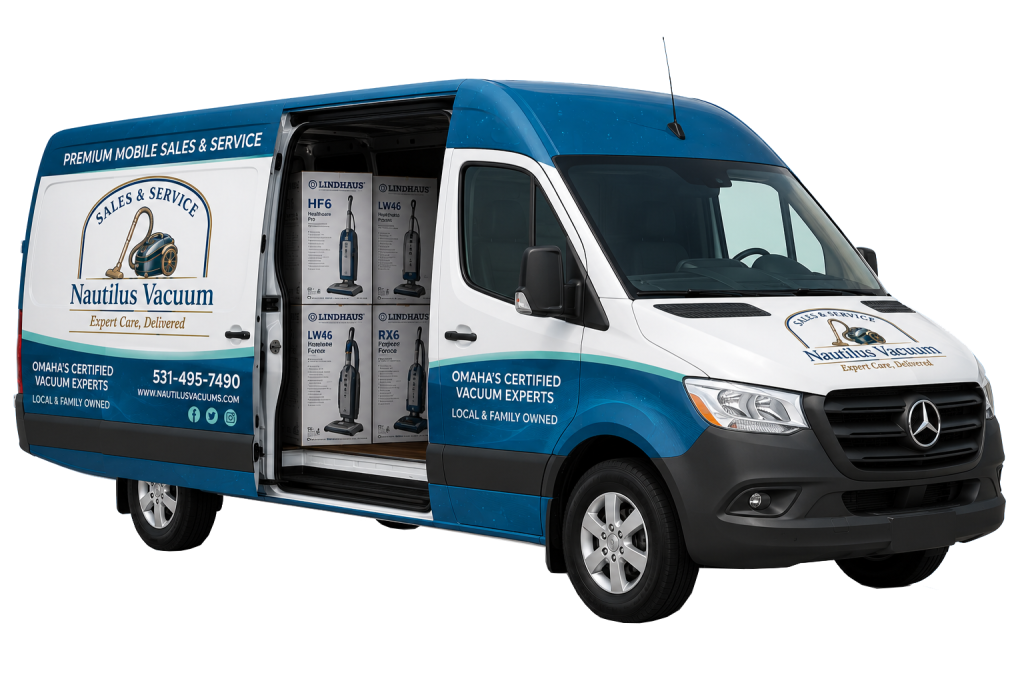 Nautilus Vac Van Front Nautilus Vacuum Van We Deliver Omaha Area
